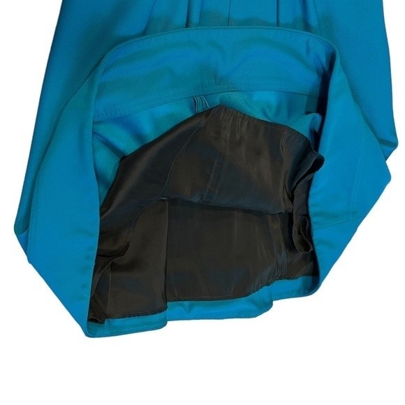 Z Spoke Zac Posen Turquoise Suiting Dress Size 8 - Picture 5 of 11